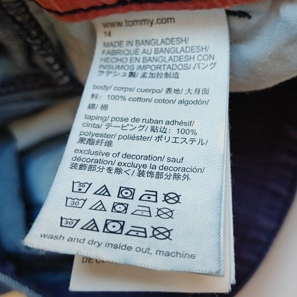 Tommy Hilfiger Elastic Cuff Joggers Girls 14 I <3 - Picture 4 of 8